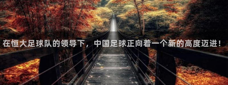 在恒大足球队的领导下，中国足球正向着一个新的高度迈进！