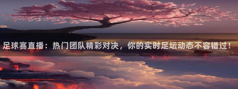 足球赛直播：热门团队精彩对决，你的实时足坛动态不容错过！