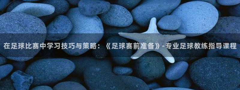 在足球比赛中学习技巧与策略：《足球赛前准备》-专业足球教练指