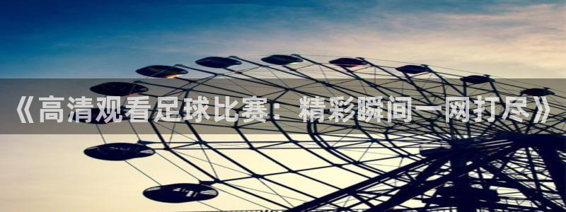 《高清观看足球比赛：精彩瞬间一网打尽